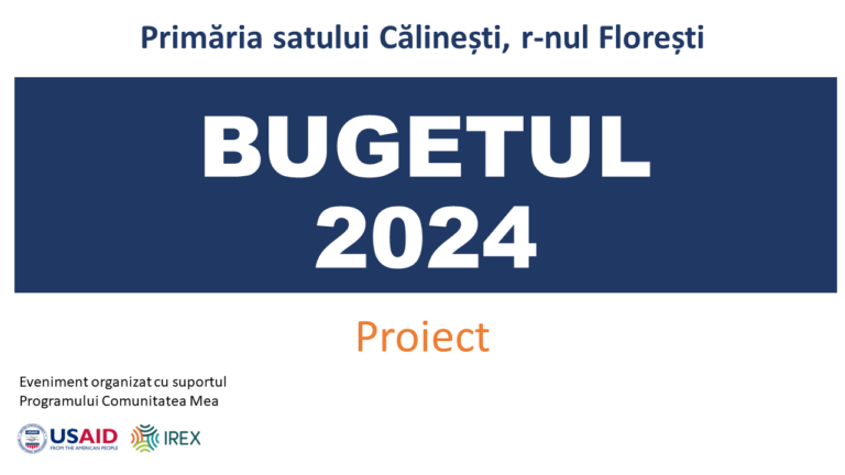 Read more about the article Prezentarea proiectului bugetului, taxelor și impozitelor locale pentru anul 2024